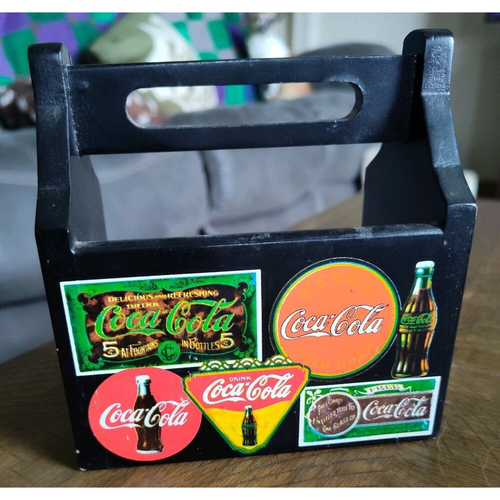 Vintage Coca-Cola Coke Manual Block Calendar Container Only. No Blocks